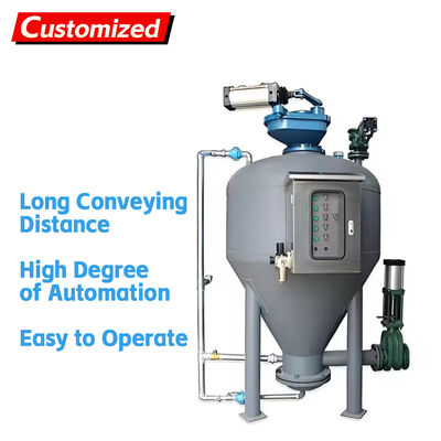 Harga yang bagus custom Industrial Powder Granule Storage Tank Pump Continuous Lifting Vacuum Pumping Pneumatic Feeder Conveyors Control System on line
