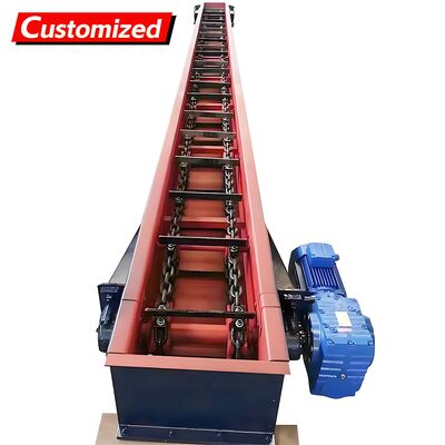 Harga yang bagus Conveyor Chain Scraper yang dapat disesuaikan Conveyor Chain Scraper otomatis kecepatan yang dapat disesuaikan Dibuat dari baja tahan karat Cocok untuk buah-buahan, tepung, biji-bijian dan bahan kimia on line