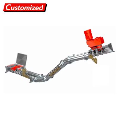 Harga yang bagus Sistem Pengangkutan Sekrup Stainless Steel Berkualitas Saniter Konveyor Sekrup 304/316 Lift Sekrup (Spesialisasi untuk Bahan Bubuk dan Granular) Layanan OEM / ODM on line