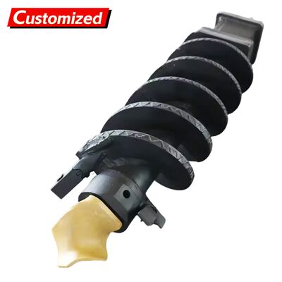 Harga yang bagus Mesin Pengeboran Auger yang Disesuaikan Anggaran-Friendly Dual-Cutting Single-Flute Straight Rock Auger Rotary Drilling Auger Rock Auger on line