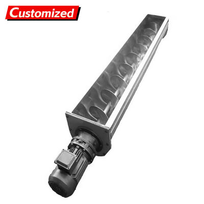 Harga yang bagus Konveyor Sekrup Stainless Steel Kustom Tanpa Poros/Berporos/Tipe Poros Ganda Tahan Korosi untuk Material Granular/Bubuk Konveyor Sekrup Pertambangan on line