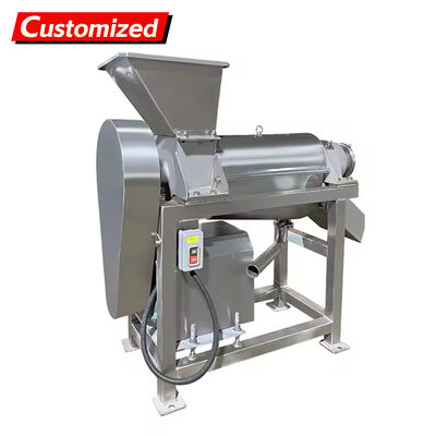 Harga yang bagus Custom Commercial Stainless Steel Fruit and Vegetable Juicer Screw Juicer Pulp Juicer Berry, Nut, and Root Vegetable Juicing Equipment Sistem Juicing Mekanis on line