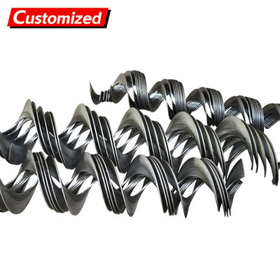 Harga yang bagus Bilah Spiral Kustom Konstruksi Baja Karbon/Baja Tahan Karat Tahan Aus dan Tahan Korosi Penting untuk Pengangkutan Industri Cocok untuk Industri Makanan/Kimia Pengangkutan Efisien Aman on line