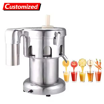 Harga yang bagus Juicer komersial yang disesuaikan dengan penylametan pulpa Juicer buah dan sayuran Juicer baja tahan karat Juicer industri 220V 370W Apple Orange Pear Pisang Juicer buah on line