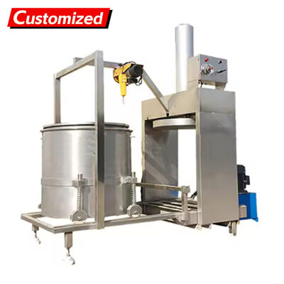 Harga yang bagus Custom Commercial 36L Manual Hydraulic Jack Honey Buah & Sayuran Press Stainless Steel Commercial Hydraulic Cold-Press Grape Juicer on line