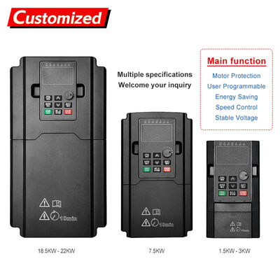 Harga yang bagus Custom 10 kW Three-Phase Variable Frequency Drive (VFD) 220V/380V untuk perlindungan motor on line