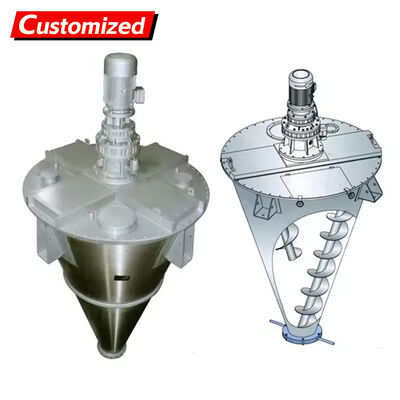 Harga yang bagus Custom 50 liter SUS316L Stainless Steel Konik Sekrup Mixer untuk Pengolahan Kimia Powder Mixing Machine on line