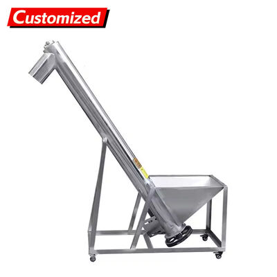 Harga yang bagus Custom Food-Grade Stainless Steel Screw Auger Feeder dengan Variable-Frequency Drive dan Struktur yang Tertutup on line