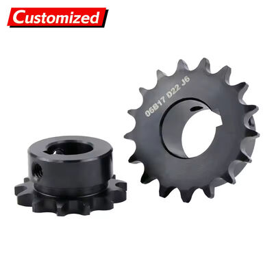 Harga yang bagus Sprocket Baja 45# Kustom dengan 21-30 Gigi — Sprocket Rantai Rol Standar ISO untuk Mesin Presisi on line