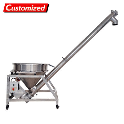 Harga yang bagus Customisable Stainless Steel 304 Screw Conveyor Hopper dengan Sistem Conveying Disegel untuk Transportasi Bubuk on line