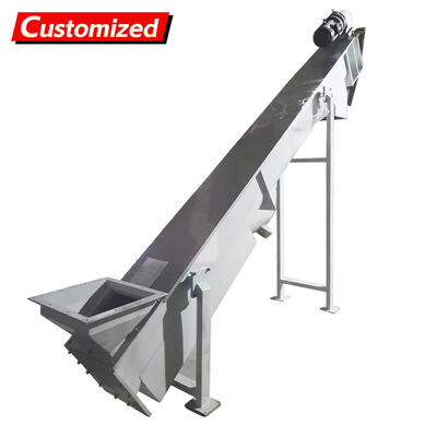Harga yang bagus Konveyor Sekrup Tahan Panas Stainless Steel yang Disesuaikan untuk Penanganan Material Industri on line