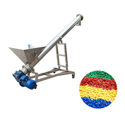 Harga yang bagus Customized stainless steel 304/316 inclined tube double shaftless U-shaped screw conveyor untuk partikel debu on line