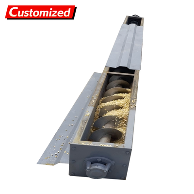 Harga yang bagus Conveyor Screw Auger Stainless Steel dengan Kecepatan yang dapat disesuaikan dan Efisiensi Tinggi untuk Granula Serbuk Pakan Biji on line